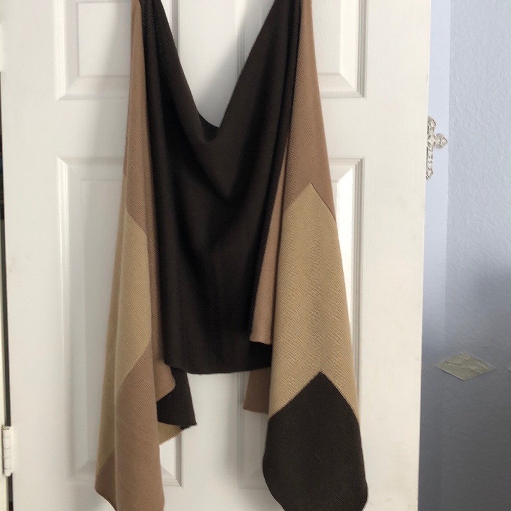 Ann Taylor shades of Brown sweater wrap.
